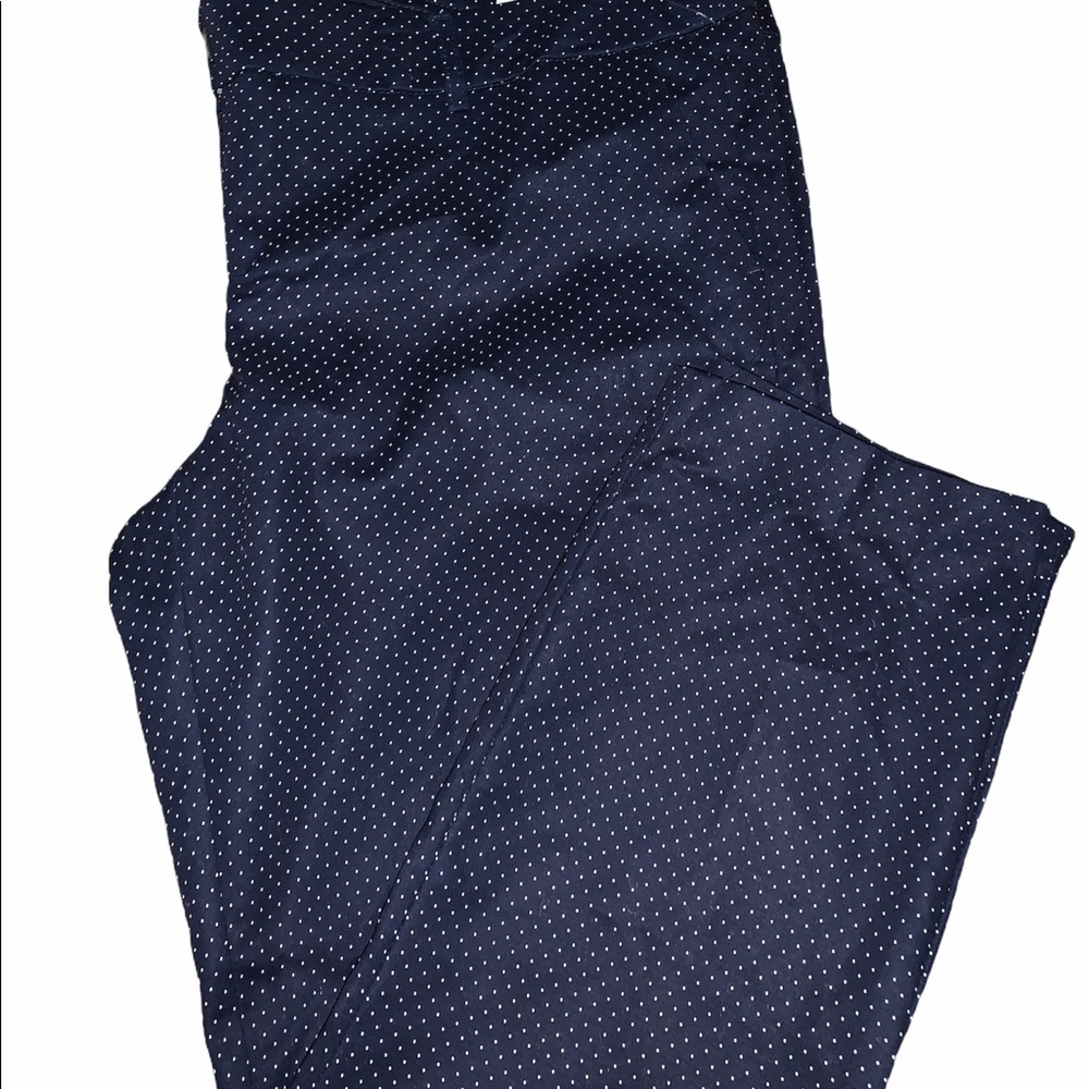 Dalia Navy blue women  Cotton Polka Dot Pants